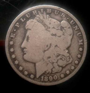 1890-O ���[�K�� �V���o�[ �_���[ $1 Sin Certificar Bonita Por Su