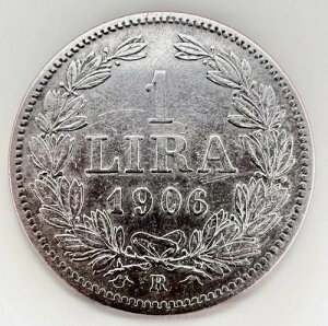 �T���}���m 1���� 1906-R KM#4 4.94gr RN031