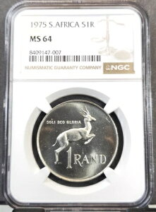 1975�N ��A�t���J �V���o�[ 1�����h �X�v�����O�{�b�N NGC MS 64 ������BU�R�C��