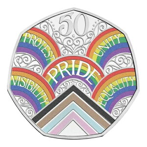 �C�M���X 2022�N 50�y���X 50���N �v���C�h ���C���{�[ LGBTQ+ �V���o�[�J���[�R�C��
