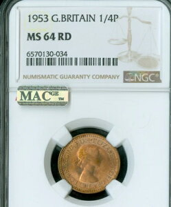1953�N �C�M���X �t�@�[�V���O NGC MS64 RD MAC �X�|�b�g���X �� *