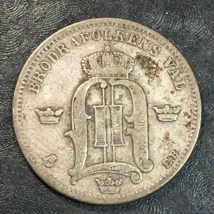 1883�N EB �X�E�F�[�f�� 50 �I�[����� - ���m�ȃR�C�� #R161 ��\��