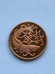 Simply Coins 1982�N �}���� �v���[�t �n�[�t 1/2�y���X �R�C�� �N���u�}�[�N ��