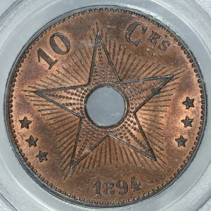1894�N �x���M�[�̃R���S 10�T���`�[�� ���I�|���h2�� NGC MS64RB (Pop 6/2)