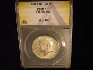 1966 50 C DDO ANACS AU 55