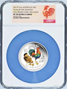 2017 ANDA EXPO �v���[�t �J���[�V���o�[ ������ �єN NGC PF70 2�I���X �R�C��