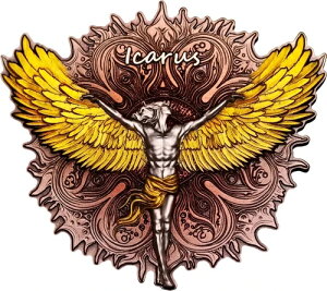 �J�����[�� 2025 2000�t���� ICARUS 2�I���X .999 �V���o�[ �H�ꖢ�J�� �����b�L #A008