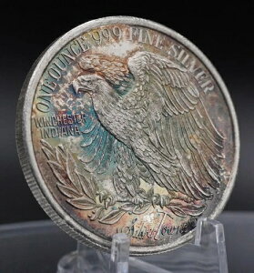 SilverTowne �E�B���`�F�X�^�[ �C���f�B�A�i �C�[�O�� �X�[�p�[�g�[�� 1�I���X 999 �t�@�C���V���o�[ ���E���h C6287