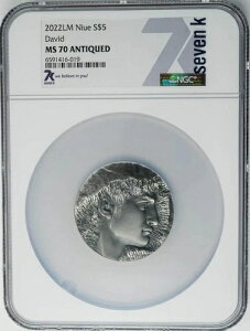 2022LM �j�E�G �V���o�[ 5�h�� 2�I���X �f�C�r�b�h MS70 �A���e�B�[�N NGC DC-7185