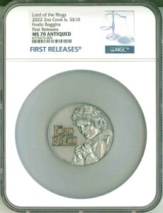 2022�N �N�b�N�� S$10 2�I���X ���[�h�E�I�u�E�U�E�����O �t���h�E�o�M���Y FR NGC MS70 �A���e�B�[�N