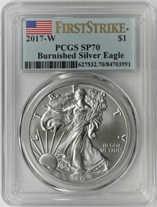 2017-W �ϖ����A�����J���V���o�[�C�[�O�� 1 $ PCGS SP70 �W�{ - 991 - V2 --