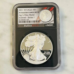 2011 W Bullion Plus �V���[�Y 1 Evolved ���̃f���A���R�C���X���u �V���o�[�C�[�O�� PF70