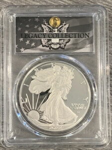 2022W- �A�����J�� �V���o�[ �C�[�O��-PCGS- PR70DCAM- �A�h�o���X�����[�X- �}�O�i�� �I�v�X
