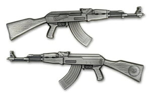 2024�N �`���h 10,000�t���� 2�I���X .999 �V���o�[ AK-47 ���C�t�� �A���e�B�[�N�R�C��