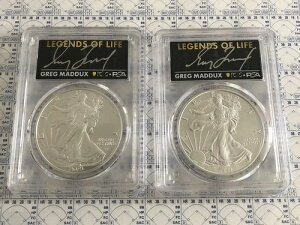 �O���b�O�E�}�_�b�N�X �I�[�g 2021 PSA/PCGS �V���o�[�C�[�O�� MS70 ���X�g1&2 �t�@�[�X�g���W�F���h���C�t