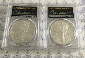 �A���h���E�h�[�\�� �I�[�g 2021 PSA/PCGS �V���o�[�C�[�O�� MS70 ���X�g1&2 �t�@�[�X�g���W�F���h���C�t