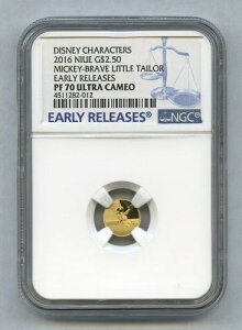 2016�N �j�E�G G$2.50 �~�b�L�[�E�u���C�u�E���g���E�e�C���[ �A�[���[�����[�X NGC PF70 �E���g���J���I