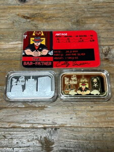 �V���o�[�G�i�����A�[�g�o�[ - 2�Z�b�g �o�[�t�@�[�U�[ 1�g���C�I���X .999�APostal Express Mint