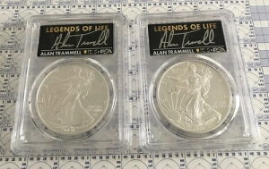 �A�����E�g������ �I�[�g 2021 PSA/PCGS �V���o�[�C�[�O�� MS70 ���X�g1&2 �t�@�[�X�g���W�F���h���C�t