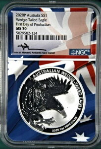 2020P $1 NGC MS70 �V���o�[ �I�[�X�g�����A �I�i�K���V ��������