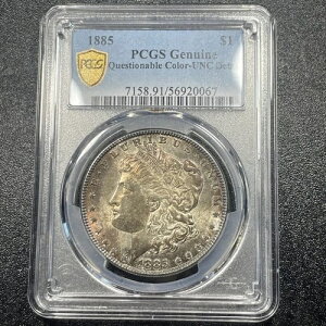 1885-P �����K����� $1 PCGS UNC �ڍ� �F�͕s��