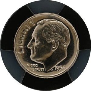 PR68 1954 PCGS �O���[�f�b�h �v���[�t �V���o�[ ���[�Y�x���g �_�C�� �� �����ʃR�C�� PR 68