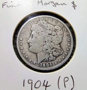 1904�N P Morgan USD FINE 90% �V���o�[ ����