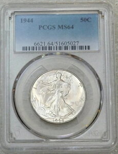 1944�N�E�H�[�L���O�E���o�e�B�E�n�[�t�_���[ PCGS MS64 �t���X�e�B �V�i�Ӓ�� #M235P