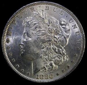 1880�N $1���[�K���V���o�[�h��BU ������ #M10-