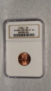 1995 DDO �����J�[���L�O�Z���g NGC MS67 ���b�h �W�F�� �_�u�� �_�C 1C �R�C�� �������w��!