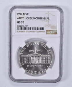 1992-D �z���C�g�n�E�X�L�O�h�� MS70 NGC �u���E�����x��
