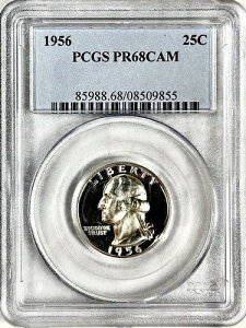 1956�N PCGS PR68 �J���I �V���o�[ �v���[�t ���V���g�� �N�H�[�^�[ ���ɔ�����
