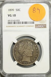 1899�N �o�[�o�[ �n�[�t�h�� 50�Z���g NGC VG 10 ���ɗǂ� #3-033