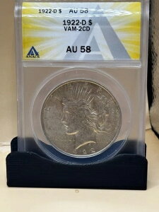 1922�N-D �s�[�X�V���o�[�h�� $ ANACS AU58 VAM-2CD �X�g���C�N-�T�[�t�F�X-�A�s�[��-