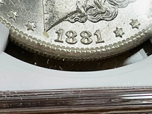 1881-S ���[�K����� NGC MS-62 VAM 9 8�̌���2�{�̃X�p�C�N