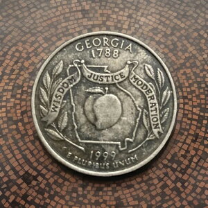 *���j�[�N* �s�K�؂ɏĂ����ꂳ�ꂽ 1999-D 25C �W���[�W�A�B 50 �B 25 �Z���g�d��