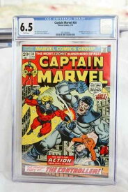キャプテン・マーベル #30 CGC 6.5 ホワイトページ！(1968) サノス、ドラックス、スターリン