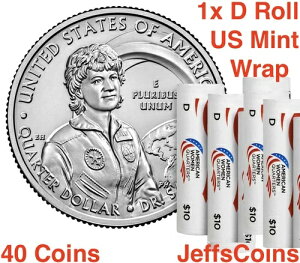 2022 D 1x Dr Sally Ride US MINT ���[�� �A�����J���E�E�B�����Y ���V���g�� �N�H�[�^�[ 40���R�C��
