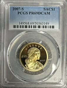 2007 S �T�J�K�E�B�A $1 PCGS PR 69 DCAM BX6-01,02
