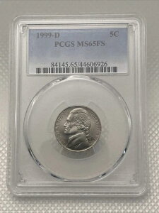 1999-D �W�F�t�@�[�\�� �j�b�P�� 5�Z���g PCGS MS65FS - �t���X�e�b�v POP 131