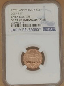 2017-S 1C NGC 225���N�L�O�Z�b�g ���������[�X SP69RD �����d�グ