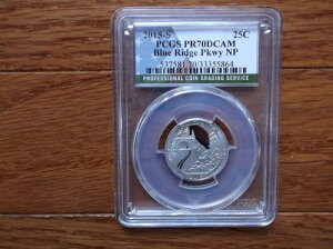 2015 S 25C �N���b�h �u���[���b�W�p�[�N�E�F�C �N�H�[�^�[ PCGS PR70DCAM