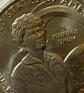 2022 P Dr Sallie Ride Quarter - ���ʂ� Ghost Comet �̕����B