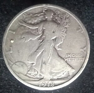 1918�N P �E�H�[�L���O�E���o�e�B �V���o�[ �n�[�t�h�� ���ɗǍD�ȏ�ԁB-#0423