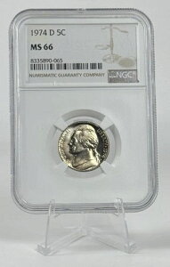 1974-D �W�F�t�@�[�\���j�b�P�� 5�Z���g NGC MS66 DDO DDR D/D �X�΃����G���[ �u�����A���g UNC