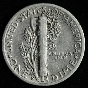 1943�N�t�� �X�g�����O �}�[�L�����[ �V���o�[ �_�C�� XF E282 AGF