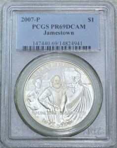2007-P �W�F�[���Y�^�E�� �V���o�[�_���[ PCGS PR69DCAM �t���X�e�B�f�B�[�v�J���I �v���[�t #M233J