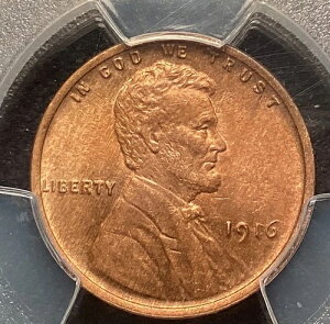 1916�N 1�Z���g �����J�[�� �E�B�[�g �Z���g PCGS �{�� �N�G�X�`���i�u���J���[ UNC �ڍ�