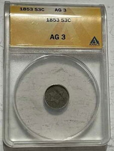 1853�N 3�Z���g��� ANACS AG03