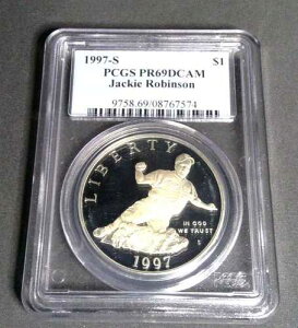 1997-S �v���[�t��݋L�O�h�� - �W���b�L�[�E���r���\�� - PCGS PR69DCAM